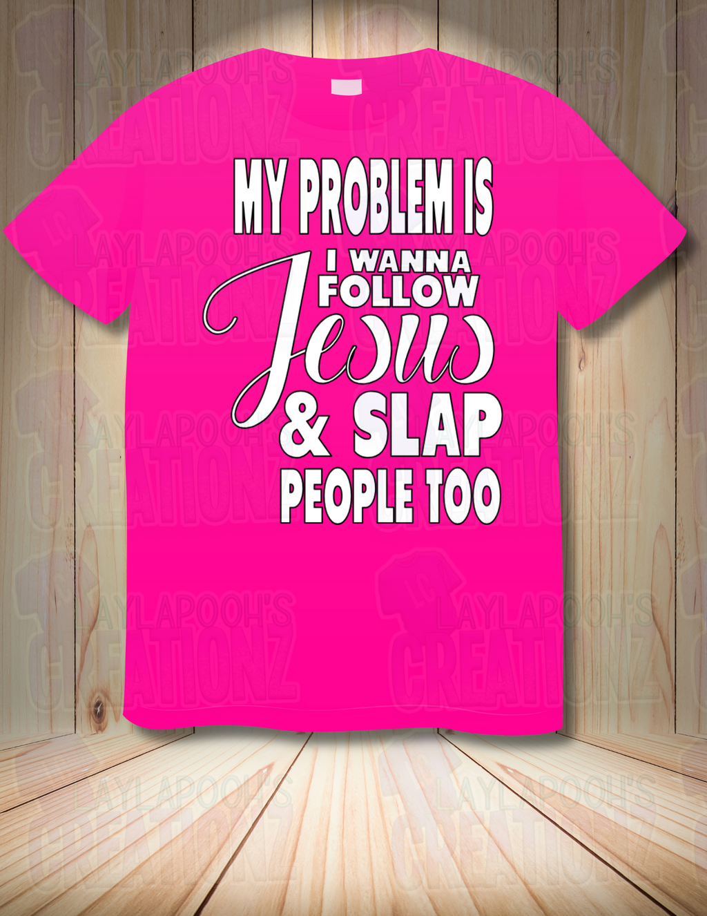 My problem is I wanna follow Jesus & slap people too