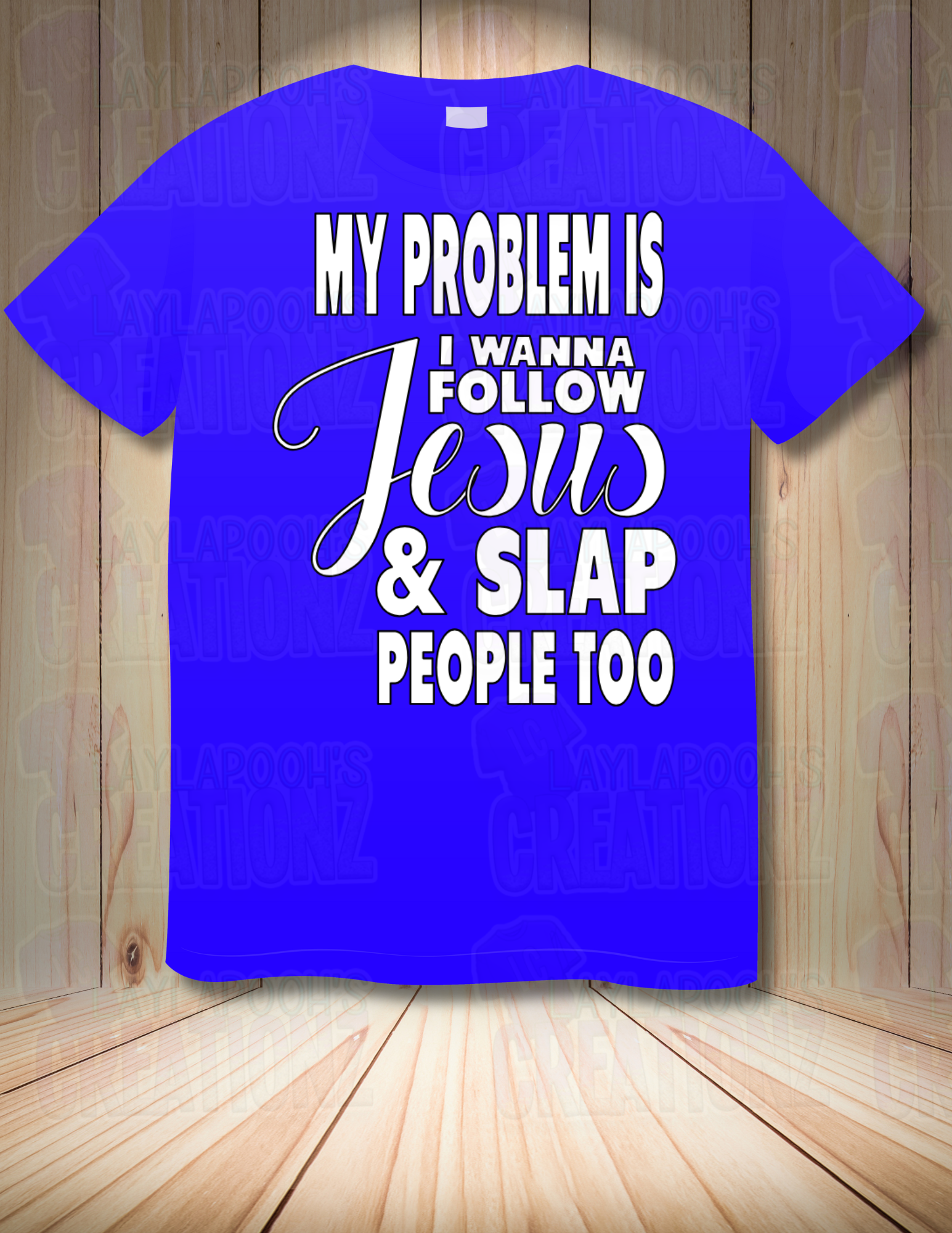 My problem is I wanna follow Jesus & slap people too