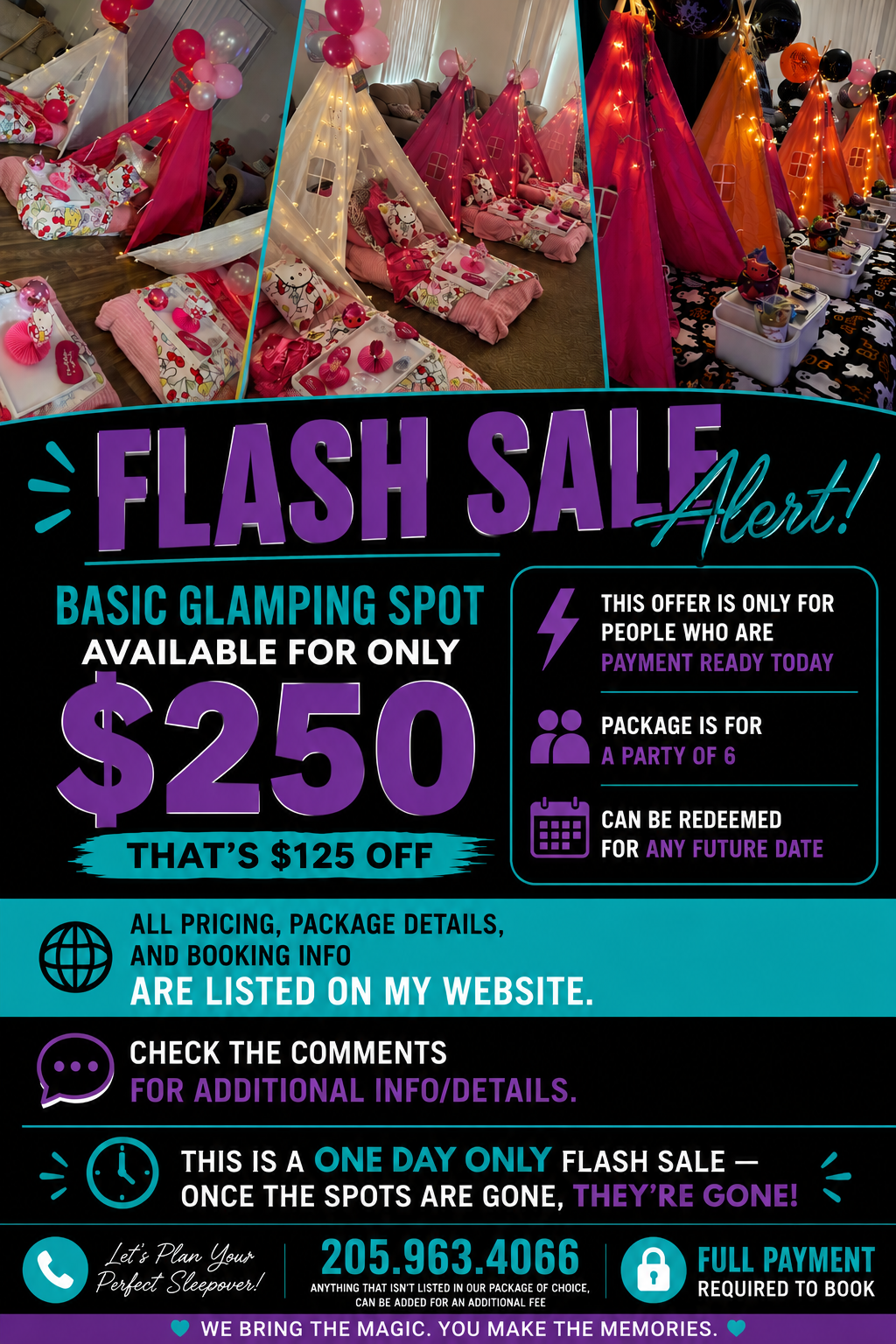 Glamping Flash Sale