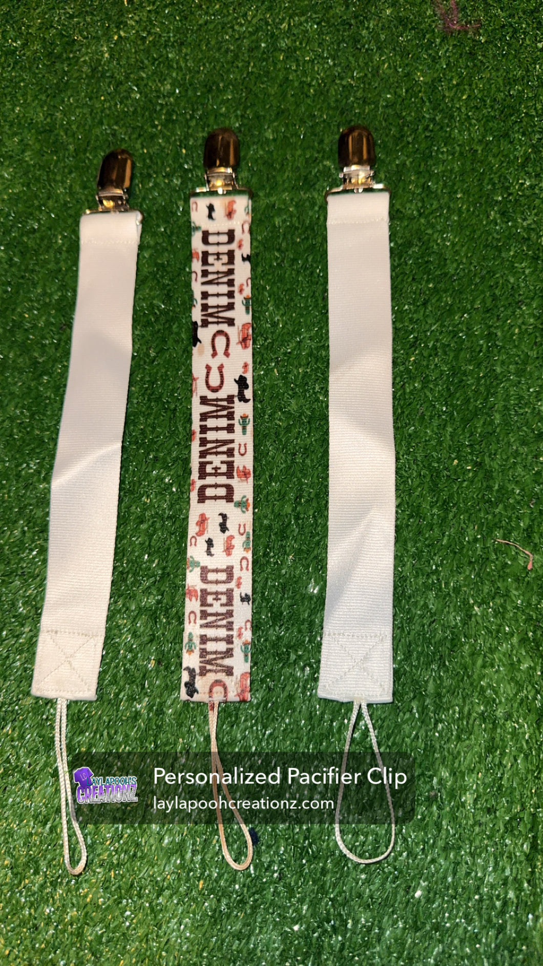Personalized Pacifier Clip