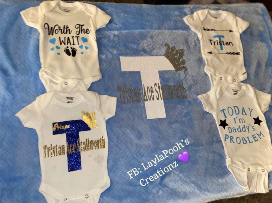 5 personalized onesies