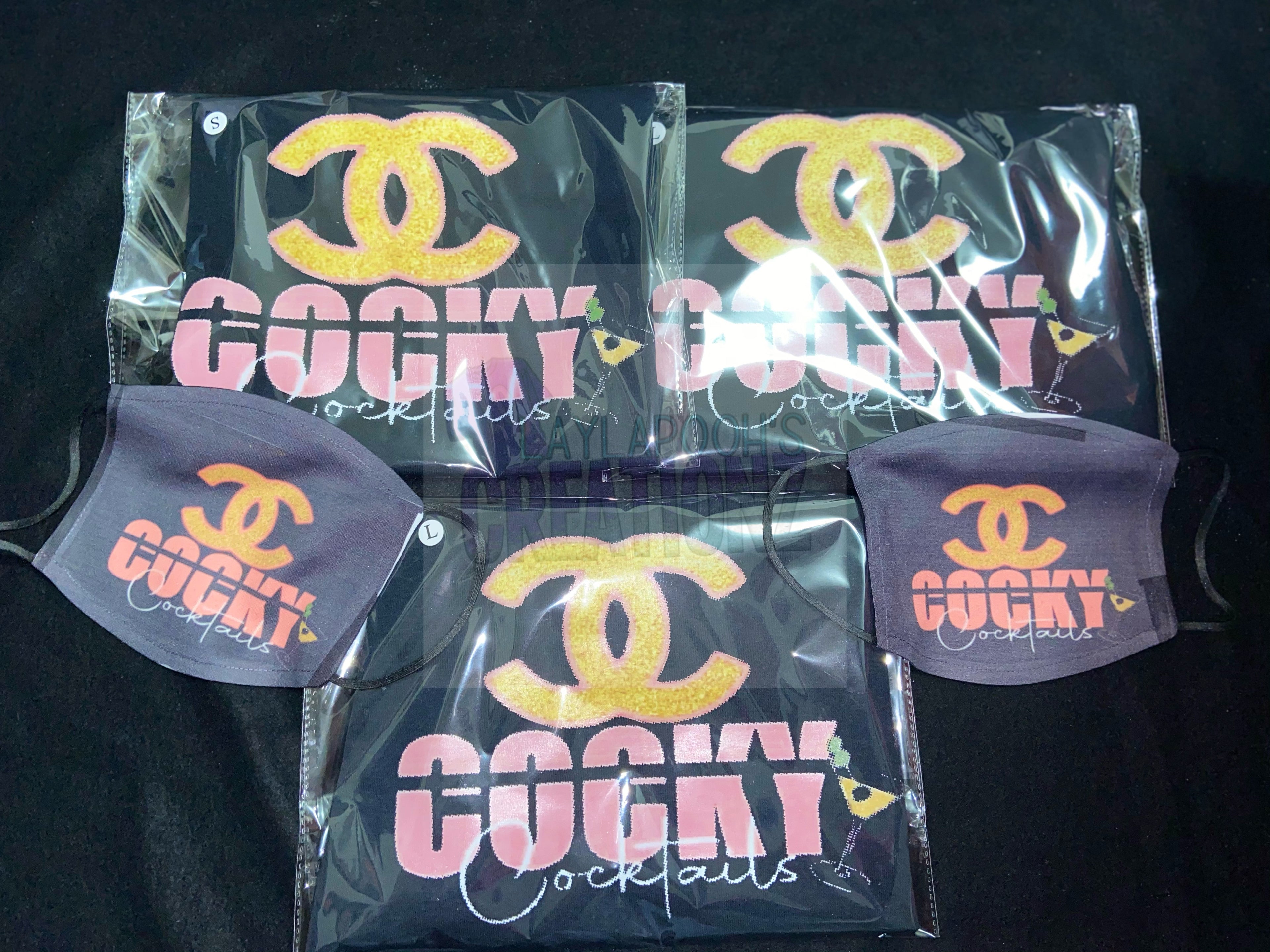 Logo mask & shirt