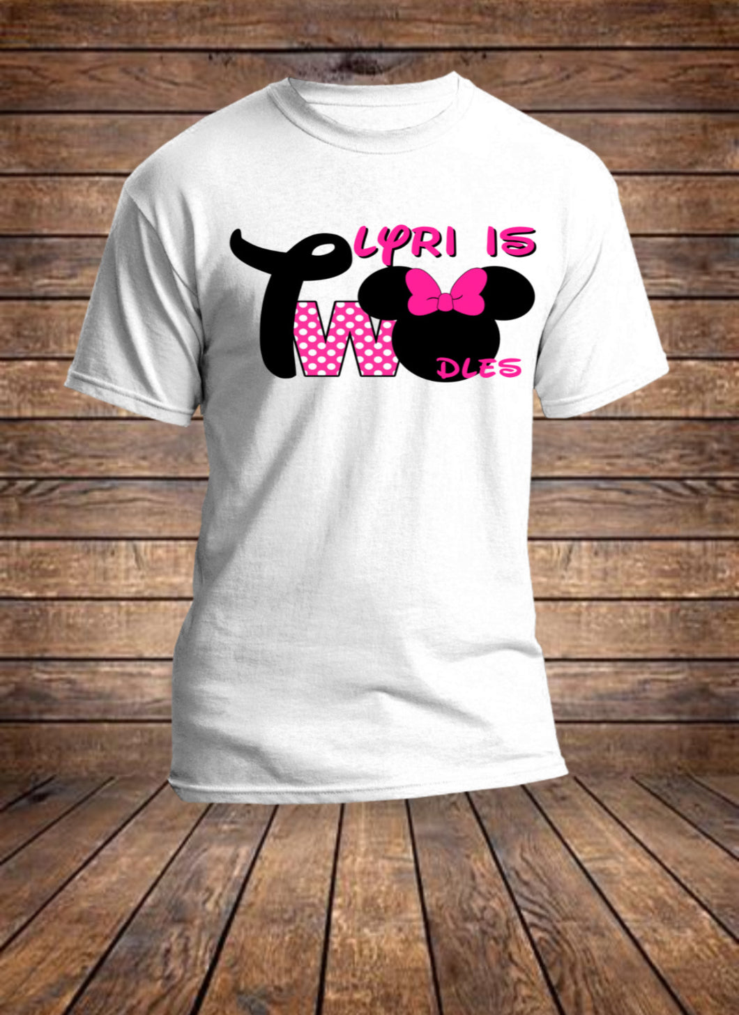 Twodles - Minnie Theme Birthday Shirts