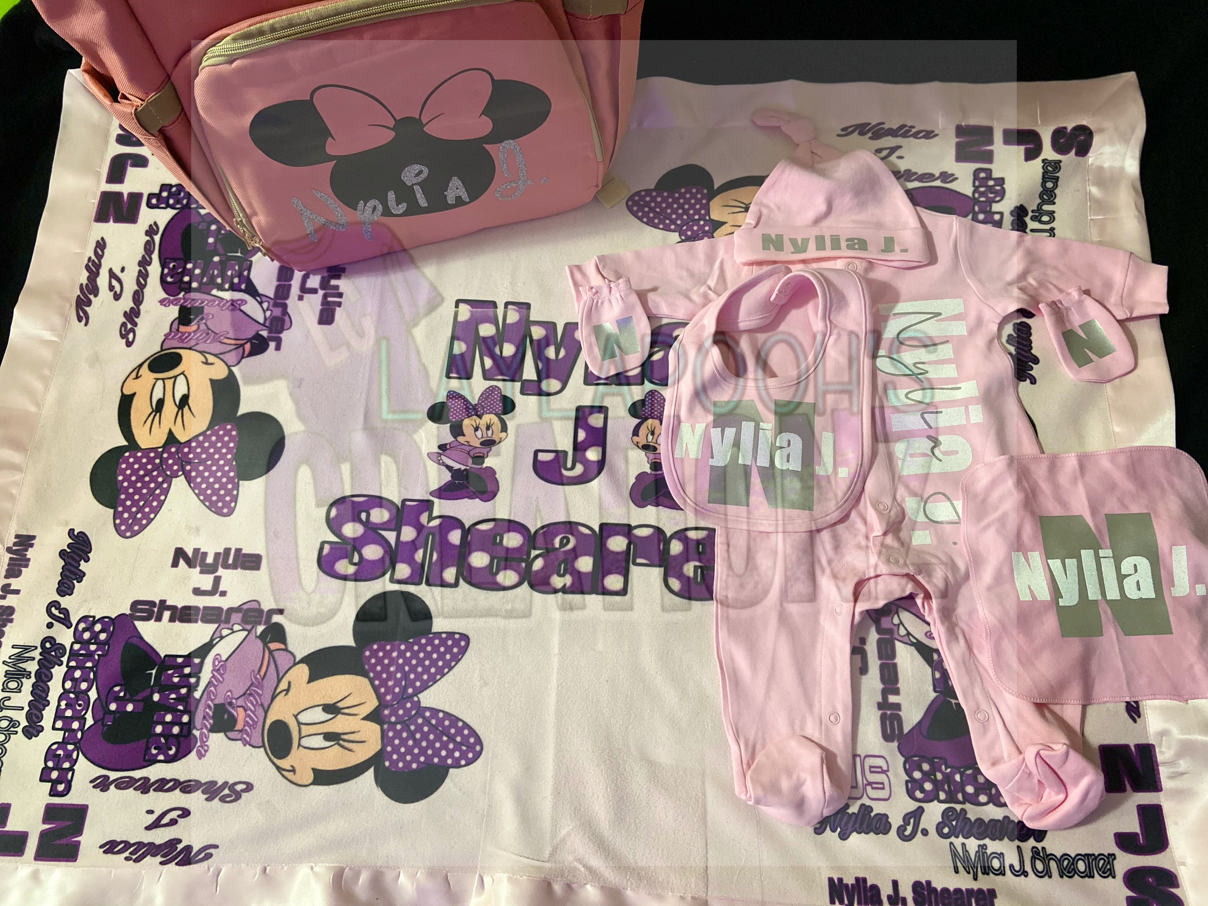 Diaper bag & blanket